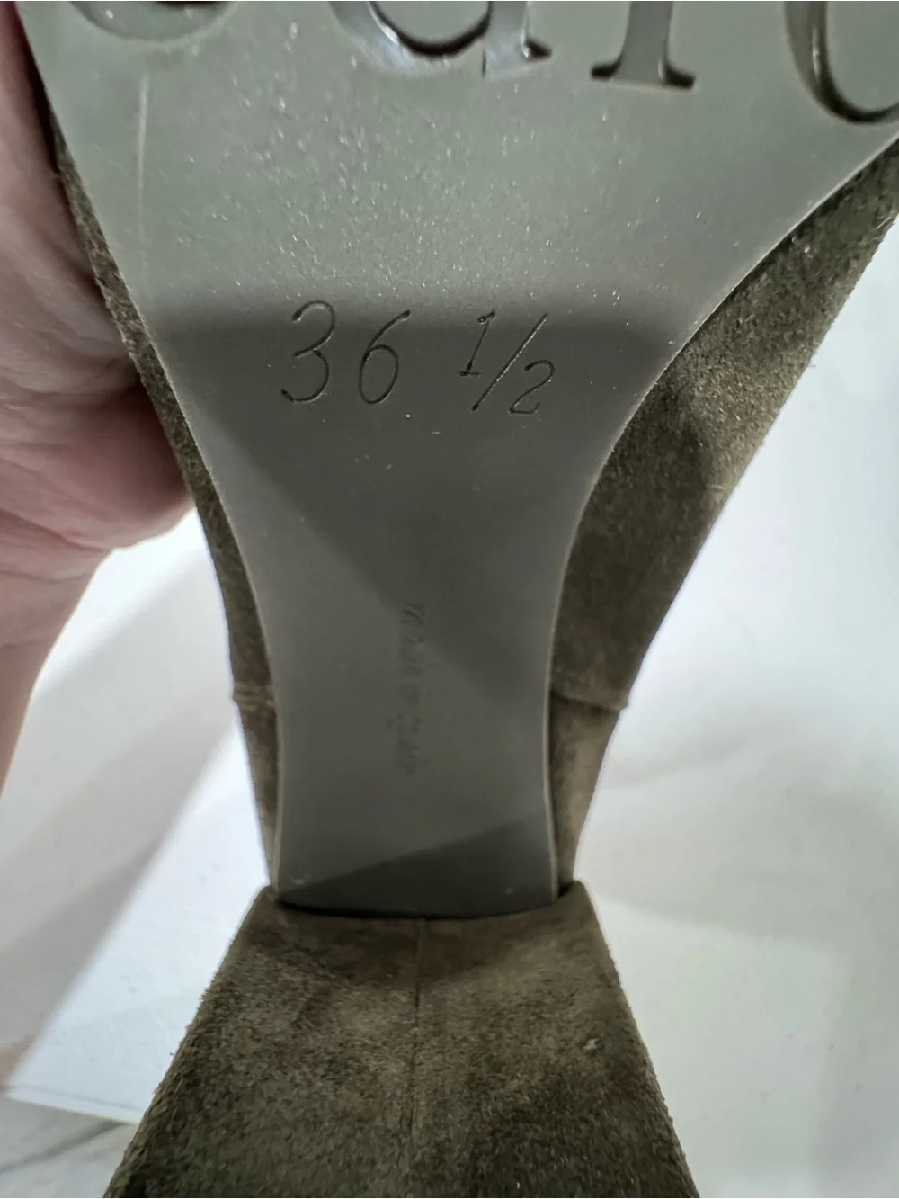 Pedro García Nenet Chelsea Dark Green Suede Block Heel Booties Women's 36.5